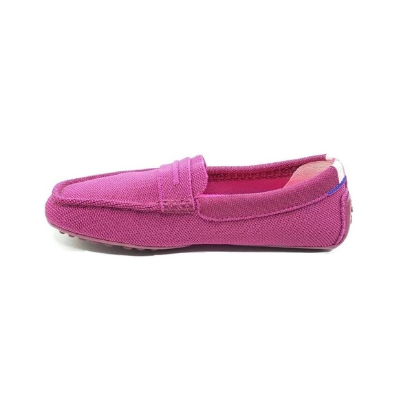 Rothys The Driver Knit Loafers Womens Fuschia Pink Recycled Shoes Size US 6 - Picture 12 of 13